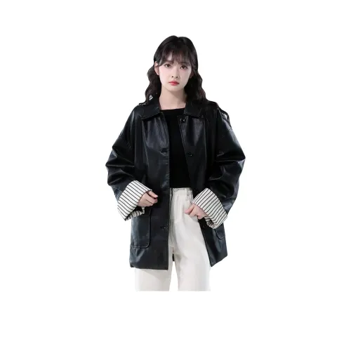 HTHK Черные Женские Куртки