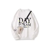 001 Белый Свитшот + 701 Серые Штаны