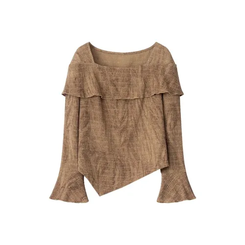 Nan preamble Кофе Женские Трикотаж