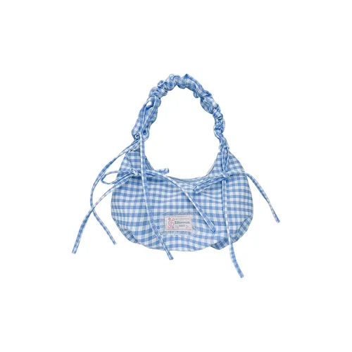 Juju Jimmy Холст Сумка через плечо Женская Синий Белый Розовый