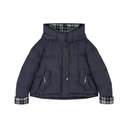 XIANGYING Темно-синий женский пуховик