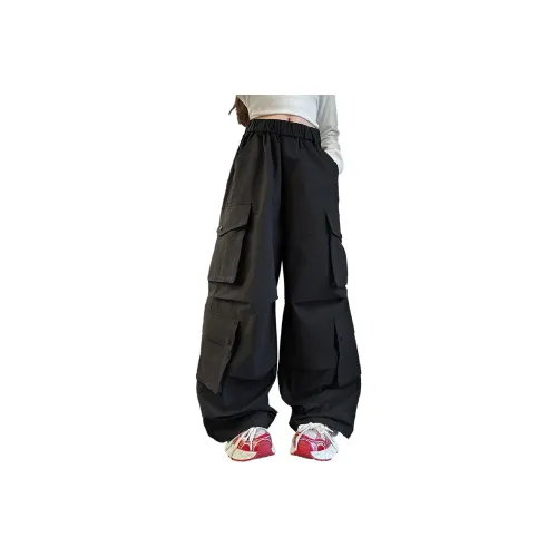 MILETONGBAO Черные Kids Брюки