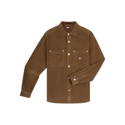 Tommy Hilfiger Коричневый Gvp Мужские Рубашки