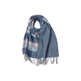 Голубо-серый в клетку