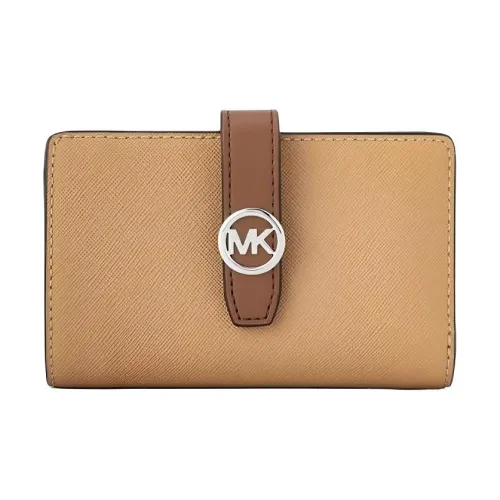 MICHAEL KORS Greenwich Коровья кожа Кошелек Средний Женский Светлый Умбра