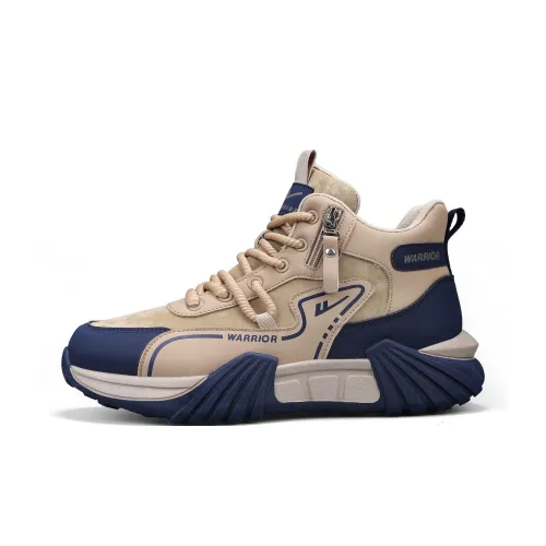 Warrior Outdoor Эффект Обувь для ходьбы Амортизация Легкий Высокий Топ Толстая подошва Мужская