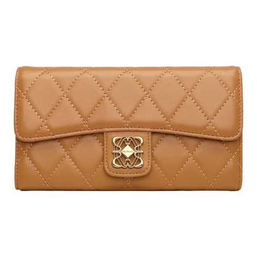 PIERRE CARDIN Клатч из крупнозернистой текстуры коровьей кожи кошелек женский многоцветный