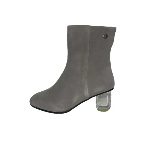 DK x UGG Tiana Crystal Heel Botильоны 4CM Женские Серые