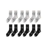 6 пар (3 серых + 3 черных)