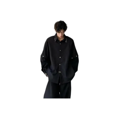 ENPofficial Длинный рукав рубашка пальто мужской