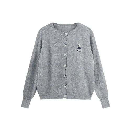 Garbege Серый Свитер Женские Трикотаж