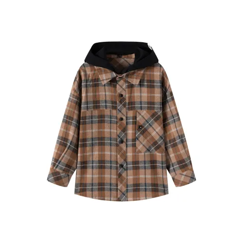 Baby Elephant Ham Повседневная рубашка в клетку