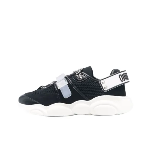 MOSCHINO Тедди Низкий Топ Повседневный Мужской Черный