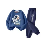 [Thickened и с флисовой подкладкой] Индиго синий + Индиго K темно-синий