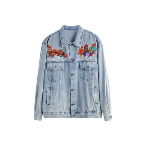 Dippanis Синий Женские Джинсовые Куртки