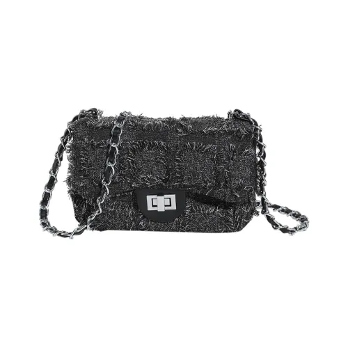 Chinllo Холст Сумка через плечо Стандартная Черный Экрю Хаки Серый