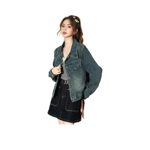 FAWENXIANGZI Джинсовая куртка Женская