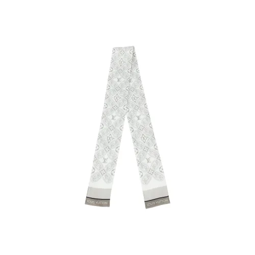 LOUIS VUITTON Шарфы из шелка Тутовый женские хаки