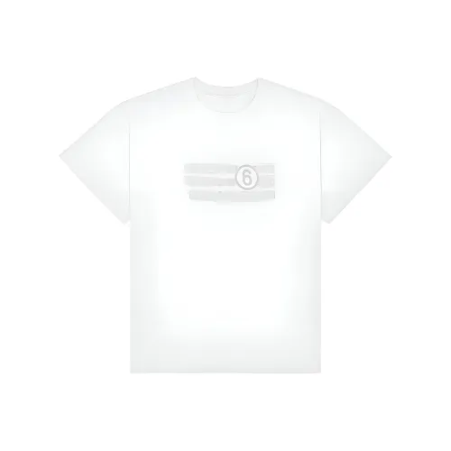 MM6 Maison Margiela совместная брендированная рубашка T Мужская Белая