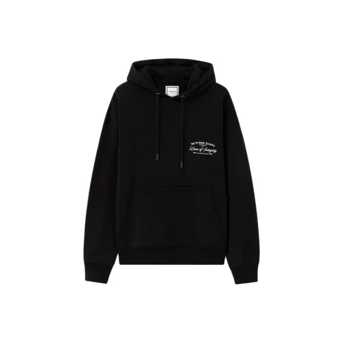 WOOYOUNGMI FW25 Черный Chandelier Graphic Толстовка Свитшот Мужской