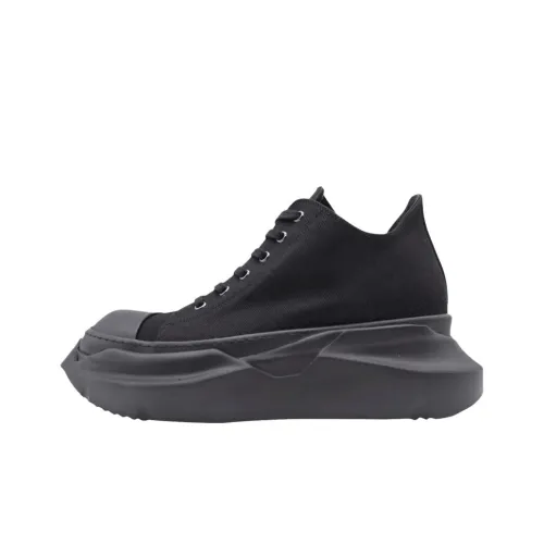 Rick Owens DRKSHDW Абстрактный Низкий Топ Кеды Мужские Черные