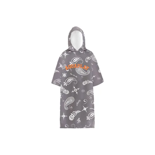 AQUAPLAY Быстросохнущий халат унисекс серый пейсли