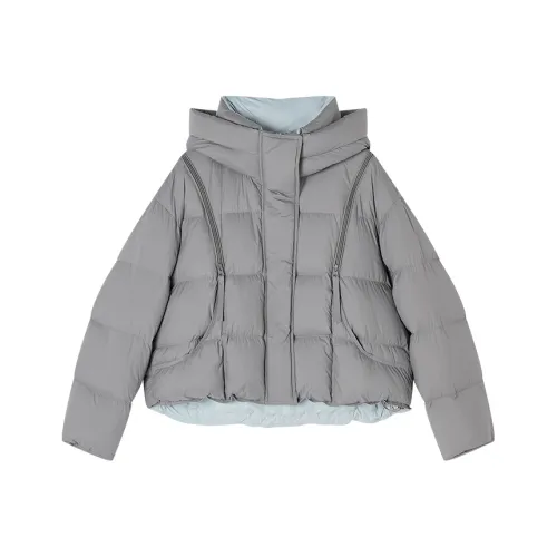 XIANGYING Светло-серый женский пуховик
