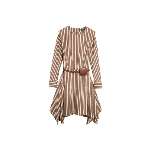 ELLE Длинное платье с длинными рукавами женское