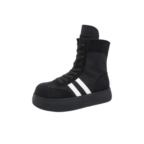 Rutai Короткий MID Голень Мартин Boot 4CM Женские