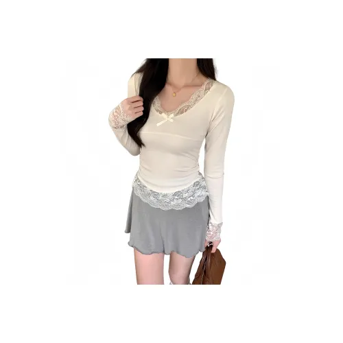 Aimilian Абрикос Женские T-рубашки