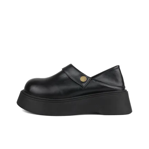 Daying Повседневные кожаные туфли с низким верхом женские