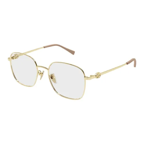 GUCCI Металл Овал Оптические Очки Женские Золото
