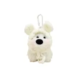 Вест-хайленд [Экрю Медвежонок Ухо Ободок + Белый Браслет-шнурок]