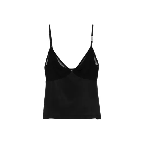 VERSACE JEANS COUTURE SS25 Топ на бретелях Женский Черный