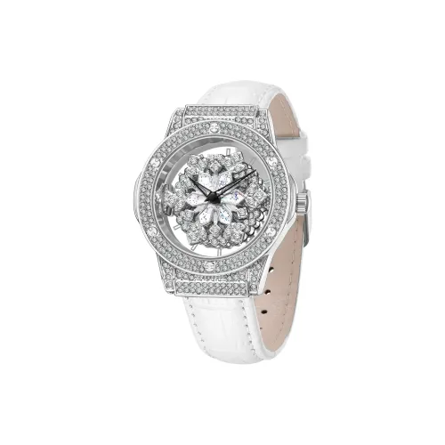 PEAK Кварцевый механизм кожаный ремешок женские часы циферблат с открытым механизмом