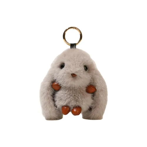 MENGXIAO Милый длинноухий плюшевый кролик украшение кукла плюшевый брелок высота 13 см