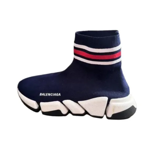 Balenciaga Speed 2,0 High Топ Повседневная обувь Женская Синяя