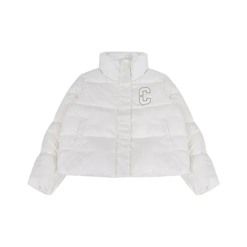Конверс Белый Женские Пуховики