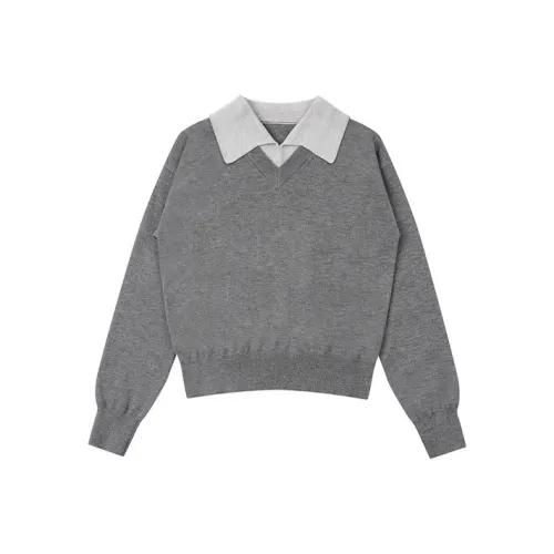 FAIRFAFO Серый Женские Свитера