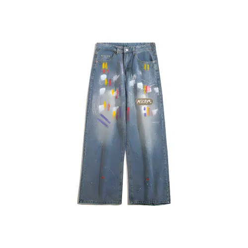 Micby Blue Unisex Jeans