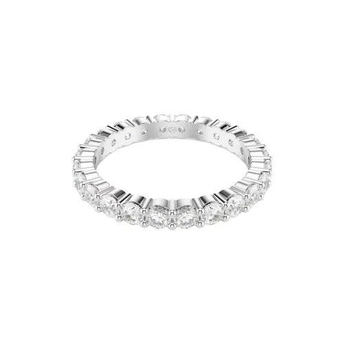 Swarovski CUBIC Циркон Кольца Унисекс Серебряный