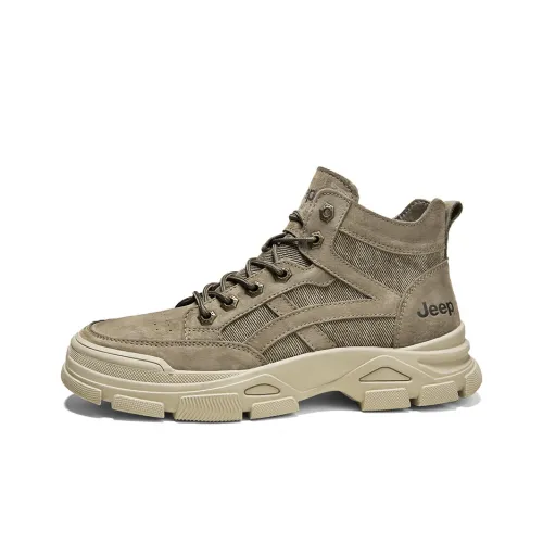 Jeep Короткие рабочие ботинки мужские цвет темно-хаки