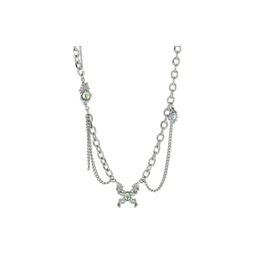 QIMEILA Титановые стальные ожерелья женские