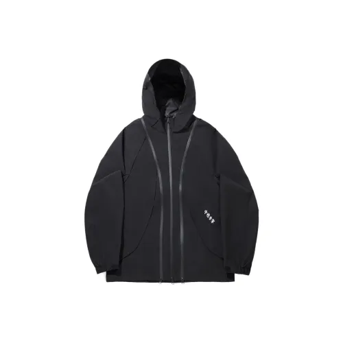 Лайнер Икорный Черный Мужской Пуховик (Пуховики)