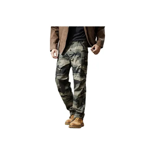 ZENGZHI Карго Брюки Свободный крой Прямой крой Унисекс