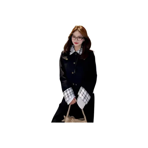 DOSOHEB Темно-синие женские куртки