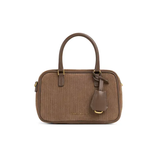 CHARLES KEITH Сумка из синтетической кожи Маленькая Женская Мокко Коричневый Мокко Глубокий Оливковый Темный Оливковый