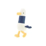 Синий и белый брелок в виде утки