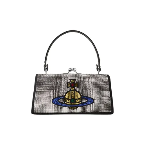 Vivienne Westwood Коровья кожа Сумка Экстра-большая Женская серебряная