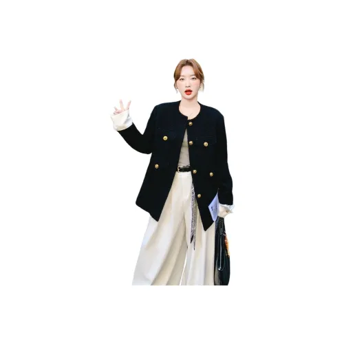 MEXICAN Черное Женское Короткое Пальто